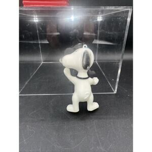 Vintage Plastic Snoopy Blow Mold Christmas Ornament 1960's